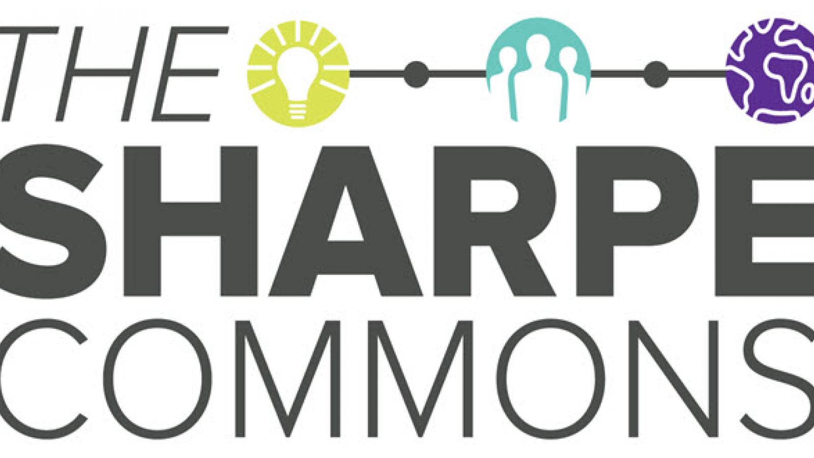 The Sharpe Commons logo 