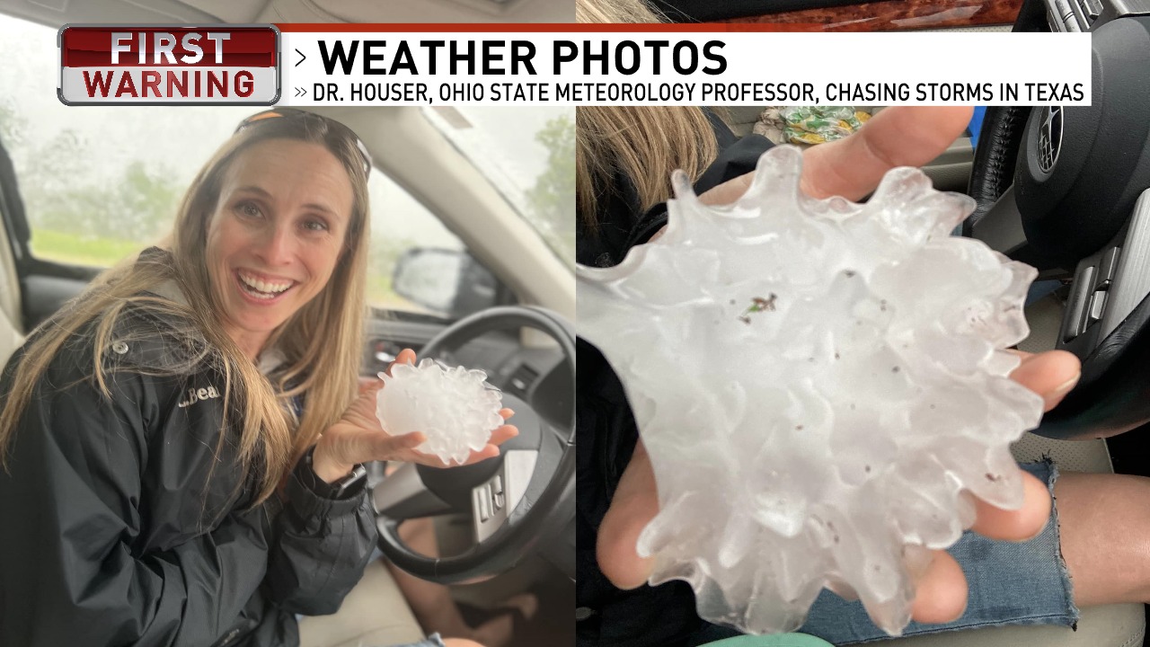 Grapefruitsized hail in Texas! Department of Geography