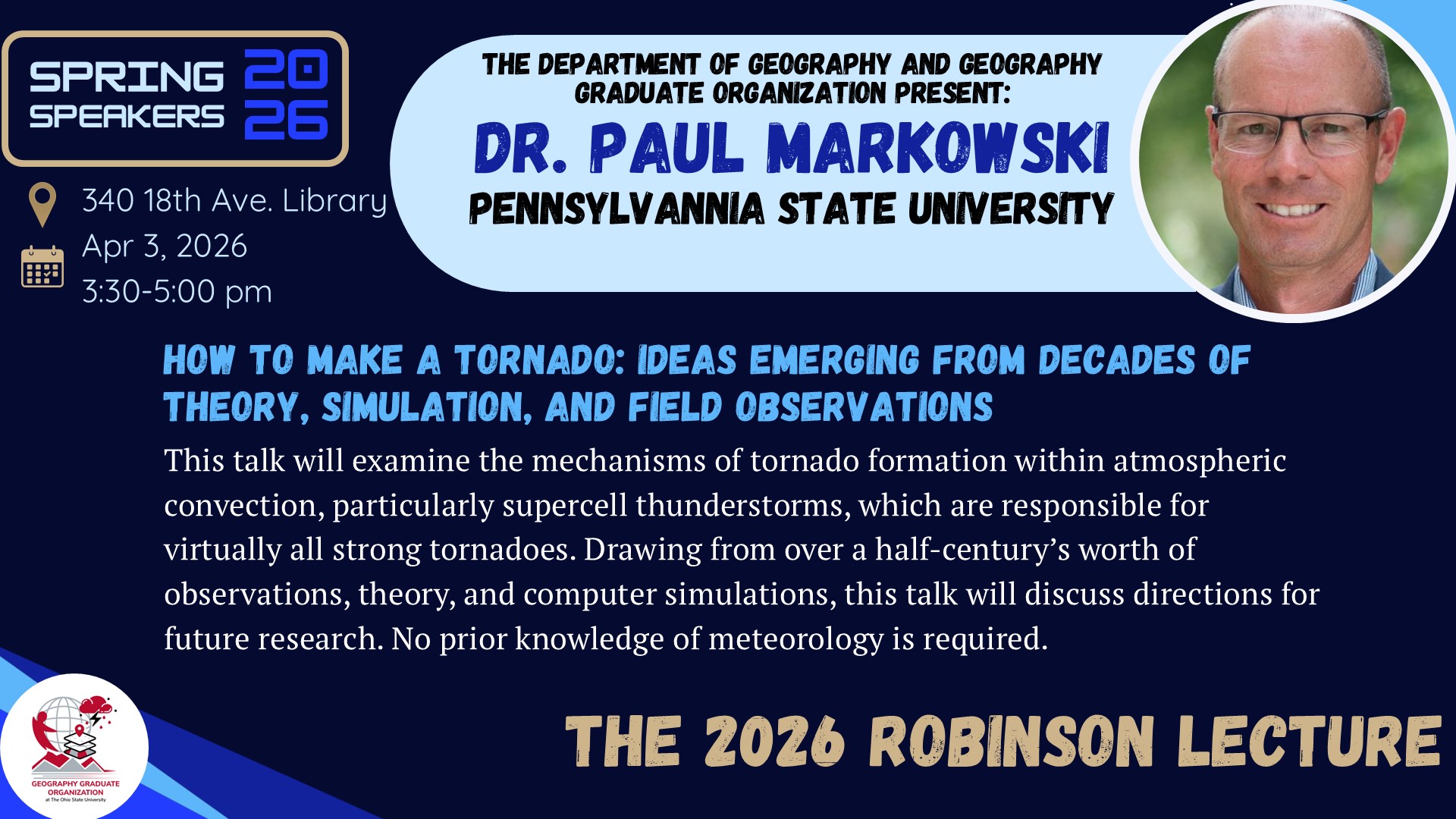 SP26 Speaker Series Paul Markowski