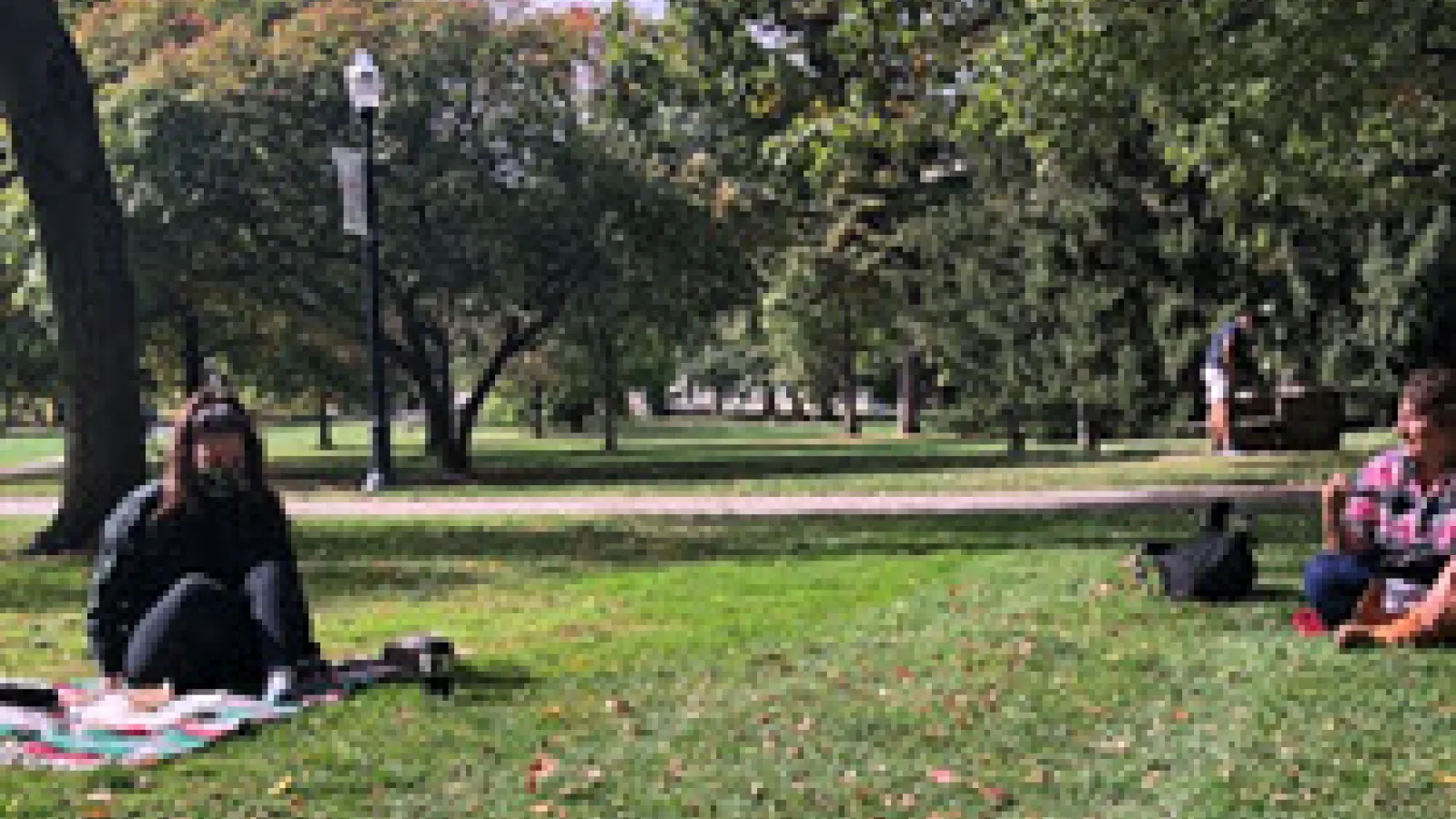 Students on the Oval