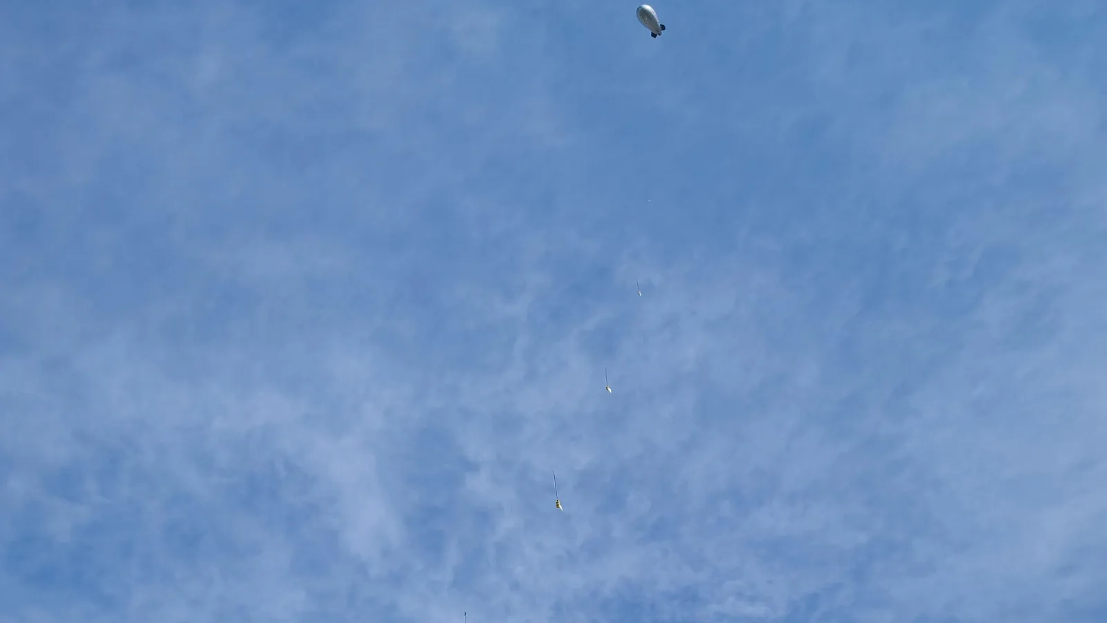 Geography 1900 Blimp in action