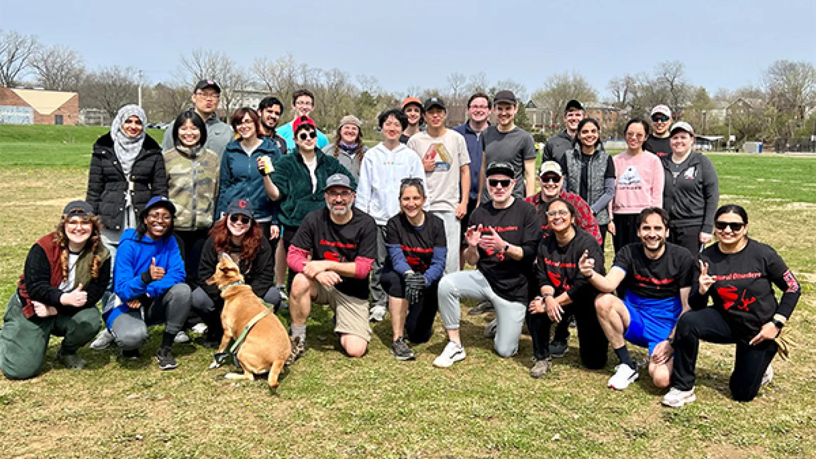 Department of Geography Softball Group Picture