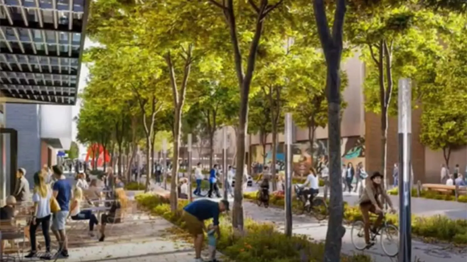 Artist rendering of Capital Line Trail - Image credit: Columbus Metropolitan Club / Columbus Downtown Development Corporation
