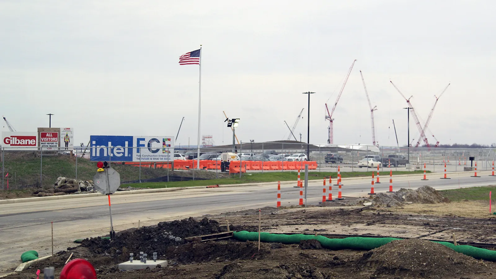 Entrance to Intel site