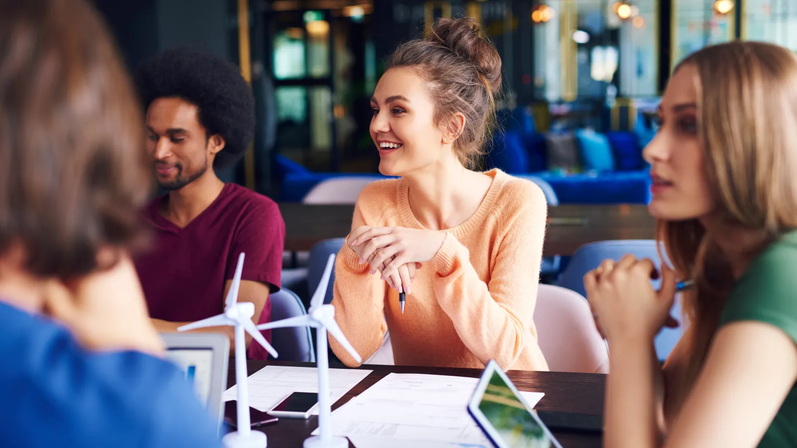 Stock photo - student meeting