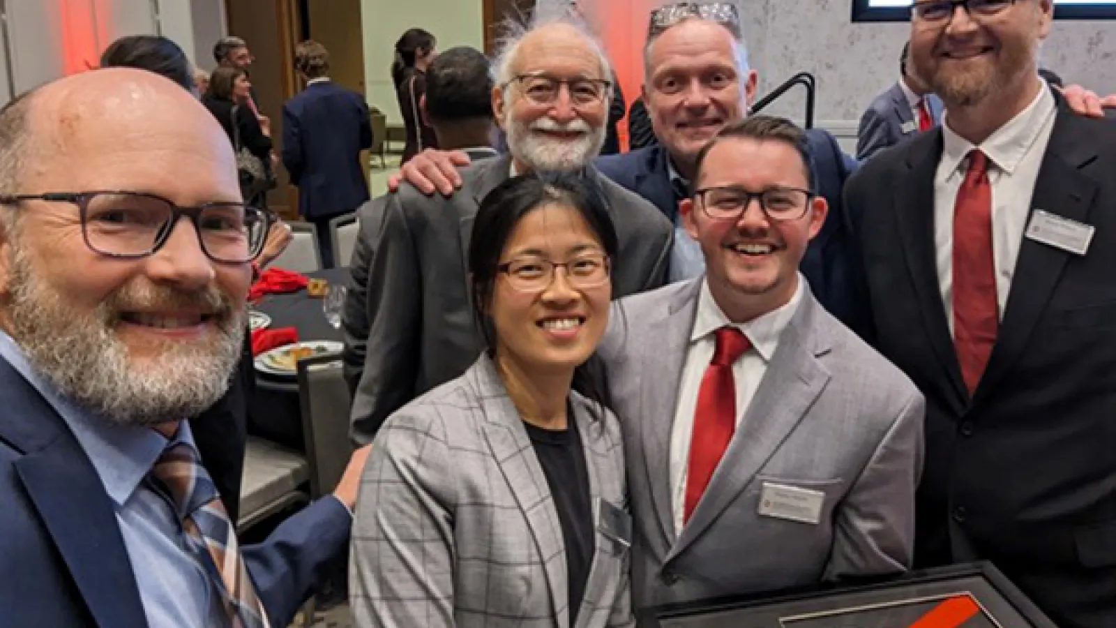 From left: Bryan Mark, Jerry Zou, Jay Hobgood, Mat Coleman, Wes Haines, Aaron Wilson