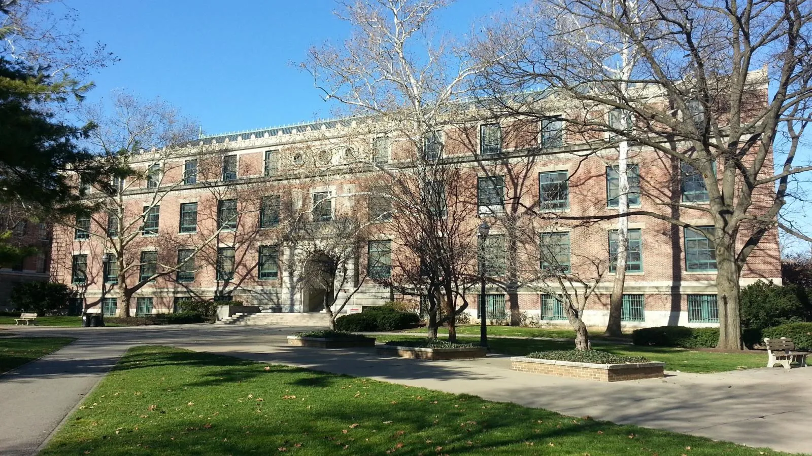 Derby Hall from the Oval