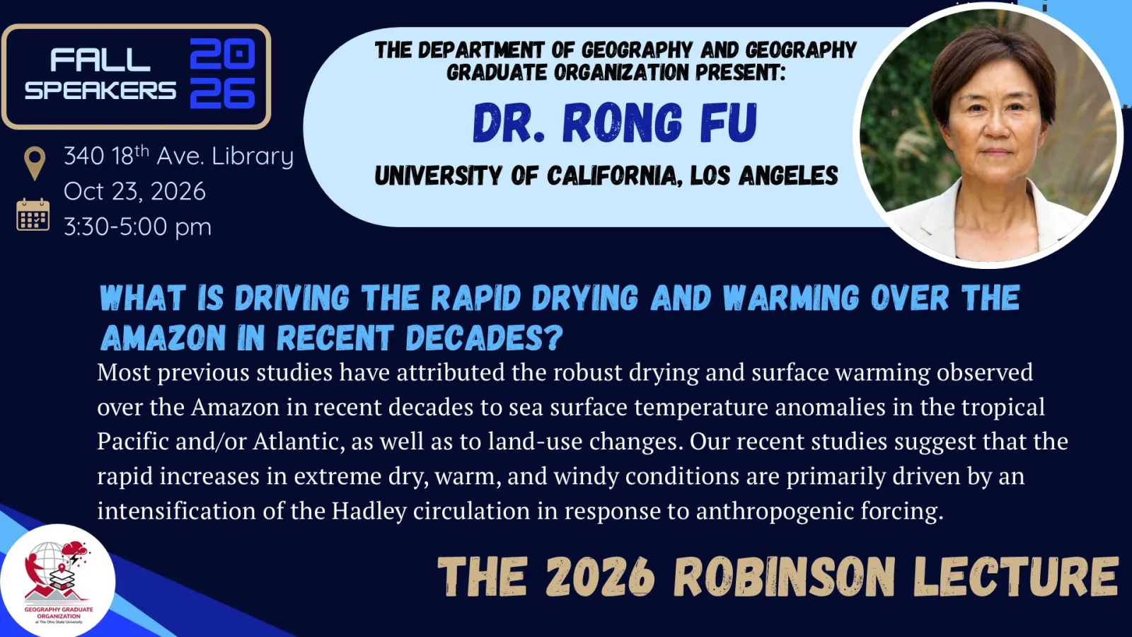 26-27 Speaker Series Speaker Dr. Fu