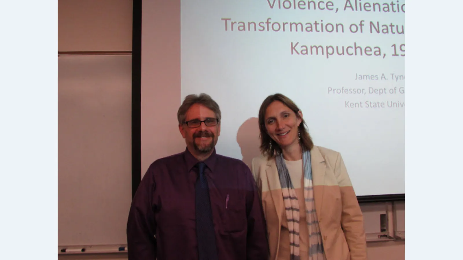 James Tyner gives first Colloquium of 14-15 season