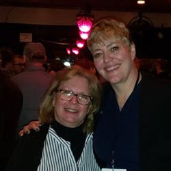 AAG party 2019 Diane and Darla at the party.