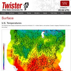 Twister web site Our weather data web site