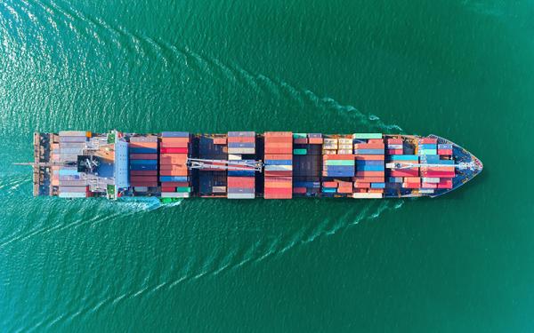 Stock photo - container ship