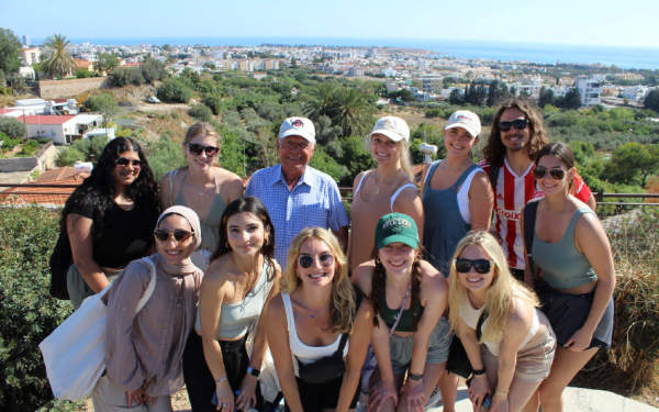 Group of Geog 3755 students in Cyprus