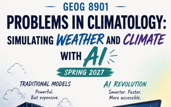 GEOG 8901 Spring 2027 flyer