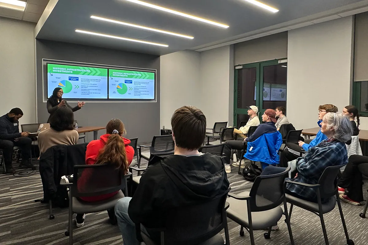  Information session presented to Geography club by LinkUS outreach PR group