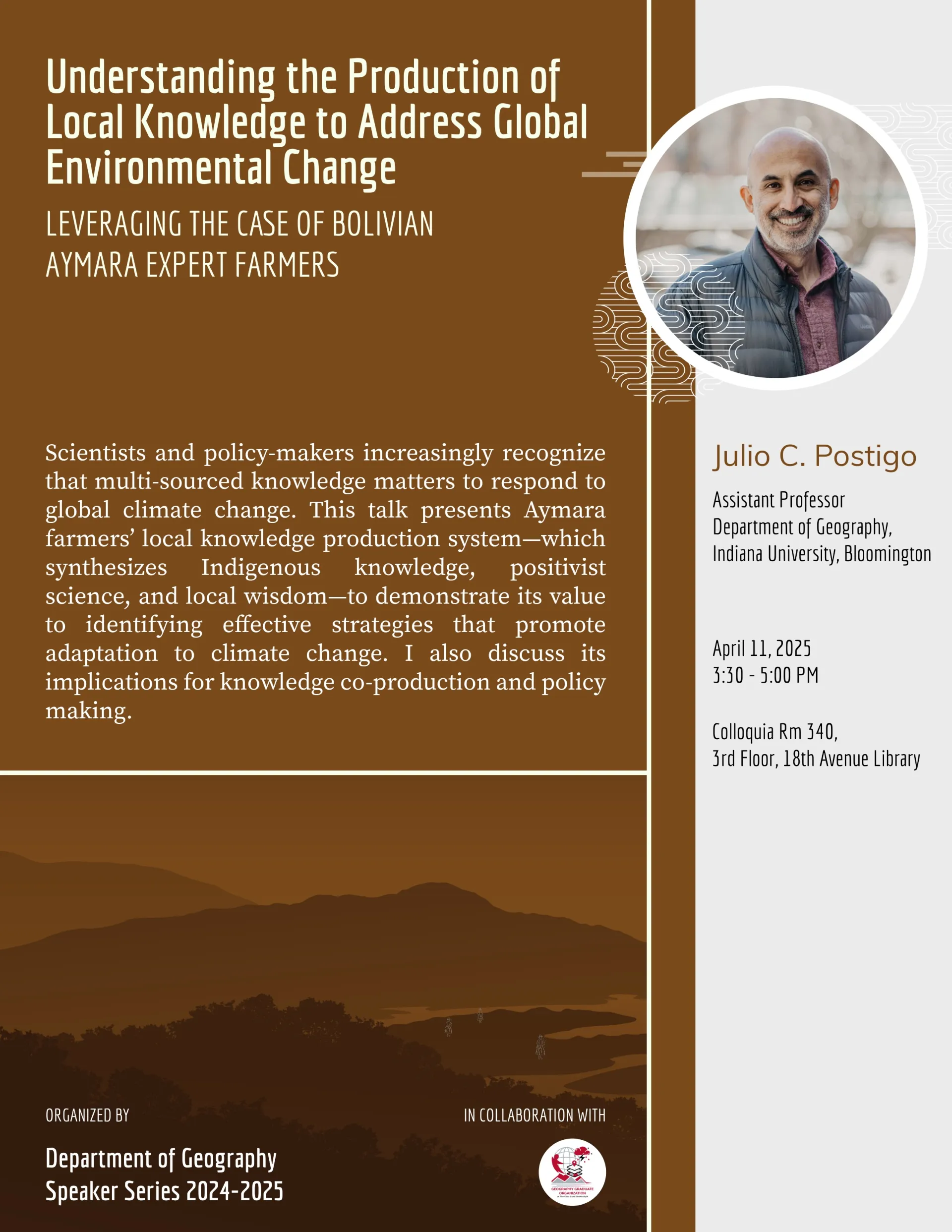Julio Postigo flyer portrait