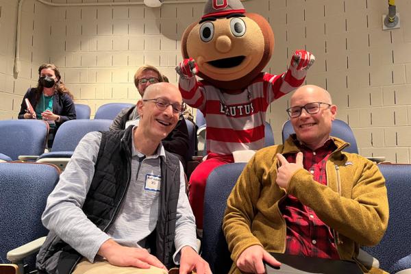 Saltsman and Mark with Brutus