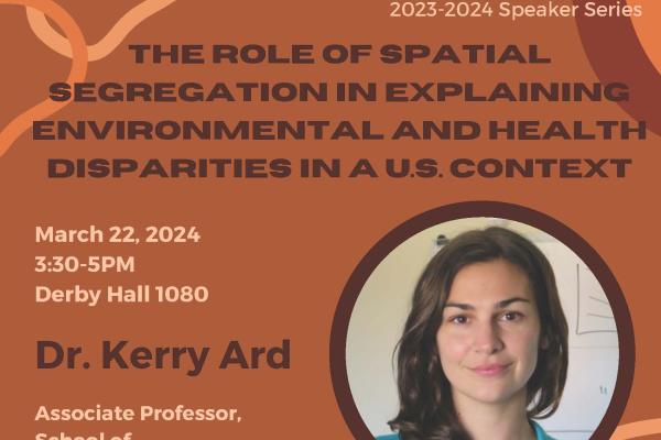 Geograaphy Speaker series March 22 2024 Kerry Ard