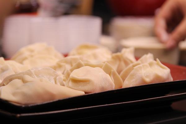 close up image of dumplings