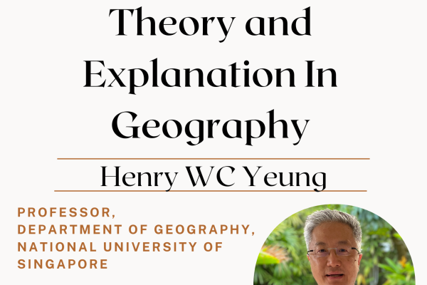 Geography Speaker Series Henry WC Yeung