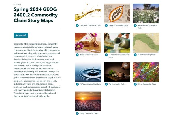 Spring 2024 Commodity Chain Story Maps