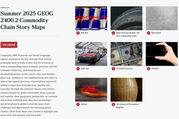 Story Map Commodity Chain