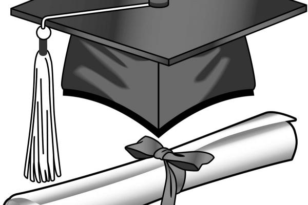 Graduation cap and diploma Graduation