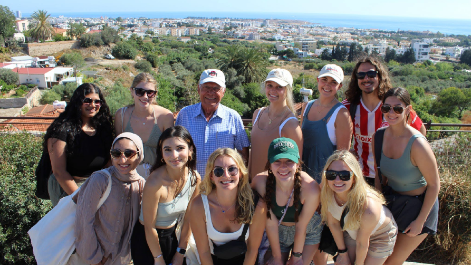 Group of Geog 3755 students in Cyprus