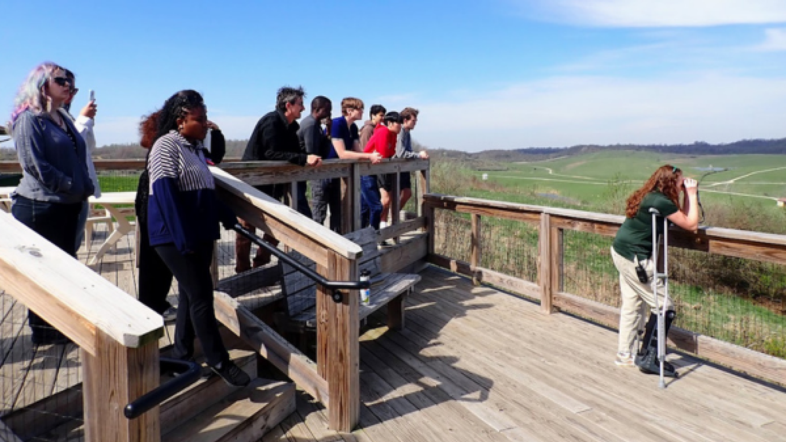 Students in GEOG 3650 at The Wilds