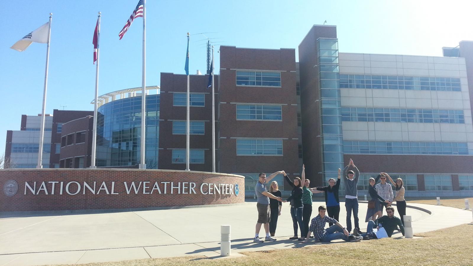 Meteorology Club at the National Weather Center in Norman, OK