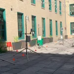 Finalized instrumentation in Derby Hall atrium