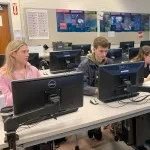 Erika Mrazik, Ethan Hersey, Emma Edwardson, Blake Murray