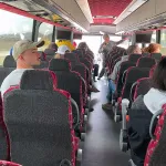 Geoffrey Brown and other students view Intel site