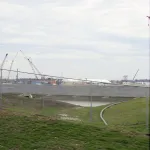 Cranes at Intel construction site