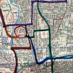 map of Ohio State and surrounding Columbus communities