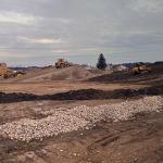 Supply site for Intel construction