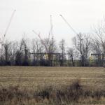 Cranes at Intel construction site