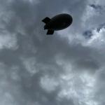 Geography blimp in the sky