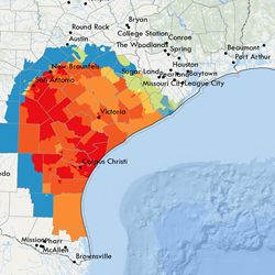 Harvey power outage prediction Hurricane Harvey power outage predictions