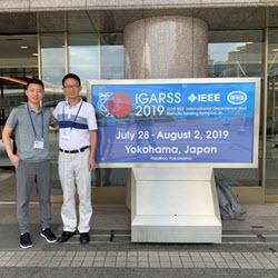 Liu and Zhu at the IEEE Geoscience and remote sensing society Liu and Zhu at the IEEE Geoscience and remote sensing society