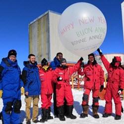 Antarctic weather balloon launch Antarctic weather balloon watch
